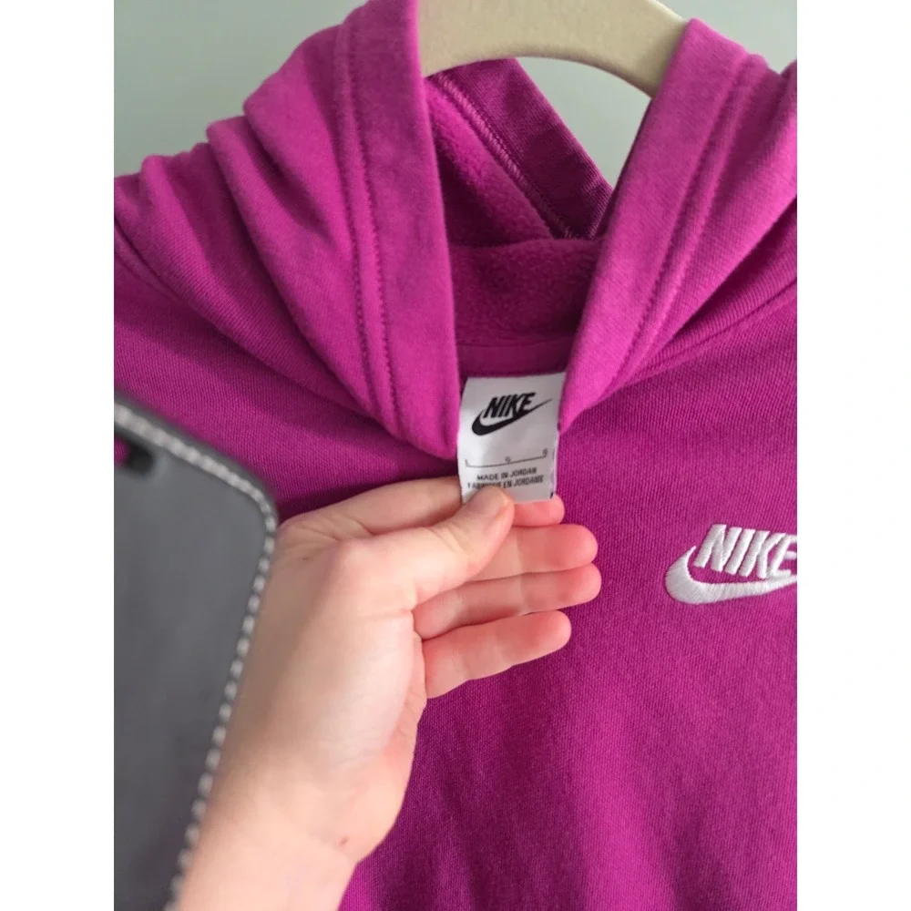 Nike girls hooded Sweatshirt size large‎